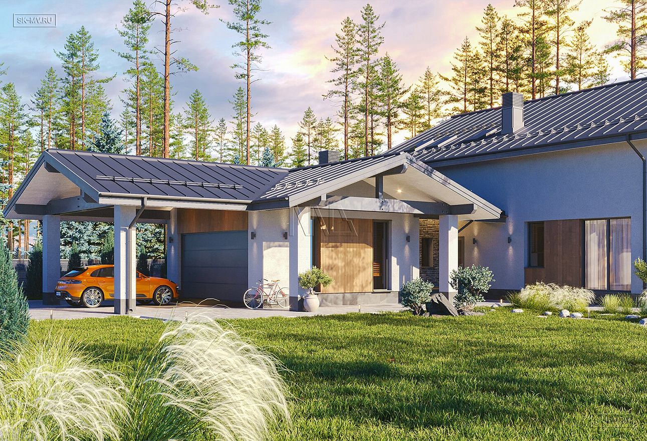 Пристроенный гараж