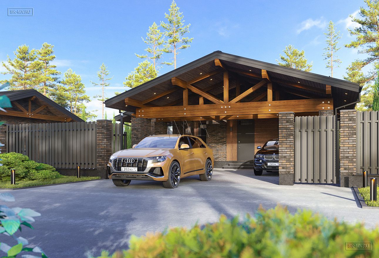 Гараж у дома