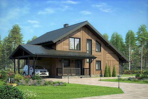 дом в скандинавском стиле