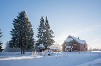 Энергоэффективный комбинированный дом построен в сочетании каркасной технологии и газобетона в селе Орлино в Гатчинском районе Ленинградской области - мини - 4