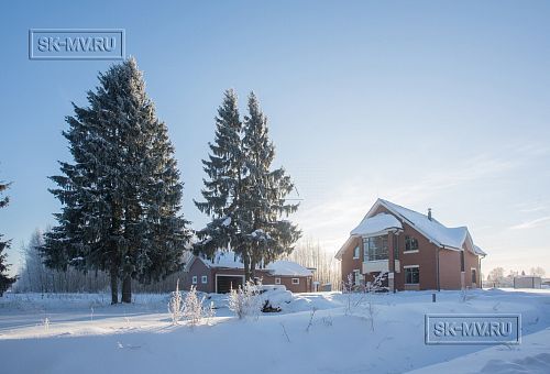 Энергоэффективный комбинированный дом построен в сочетании каркасной технологии и газобетона в селе Орлино в Гатчинском районе Ленинградской области - 4