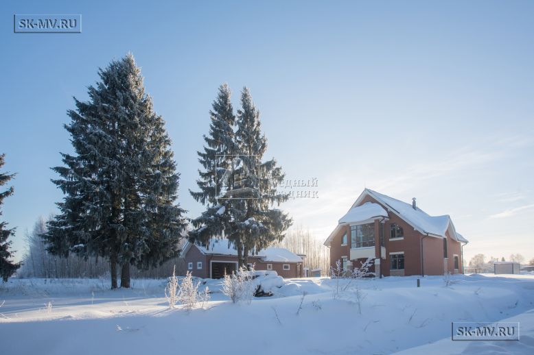 Энергоэффективный комбинированный дом построен в сочетании каркасной технологии и газобетона в селе Орлино в Гатчинском районе Ленинградской области — 31