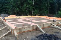 Монтаж фундамента УШП для строительства загородного дома по каркасной технологии п Ввырица - мини - 17