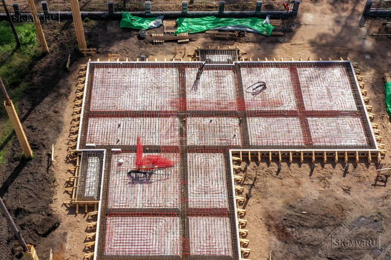 Монтаж индивидуального расчётного фундамента УШП PRO для строительства кирпичного одноэтажного дома в Репино, Лениградская обл. — 23