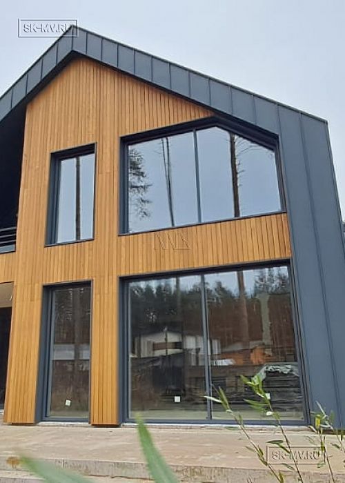 Строительство дома барнхаус в Ленинградской области