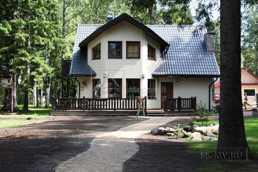 Строительство каркасного дома с эркером 135 кв м в Ленинградской области в п Пастерское Озеро — 2