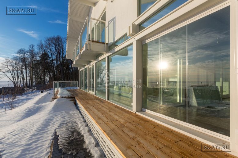 Строительство дома фахверк из дерева и стекла в Балтийской ривьере — 16