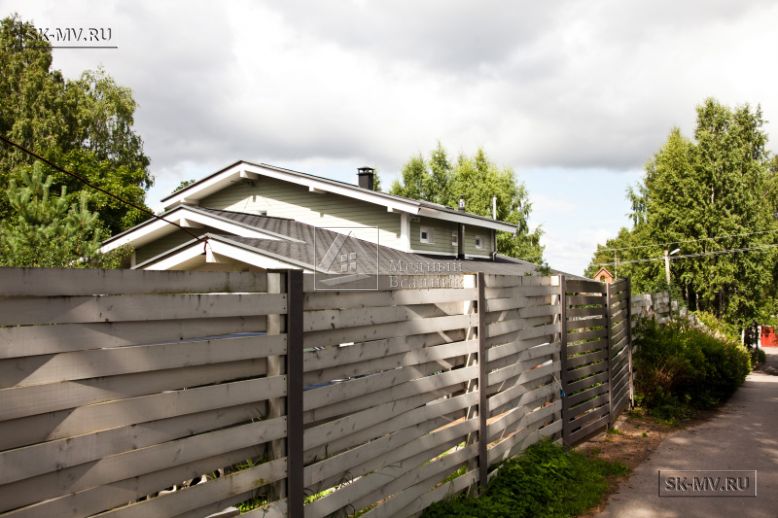 Строительство двухэтажного каркасного дома чуть более 200 кв м в скандинавском стиле в деревне Юкки — 24