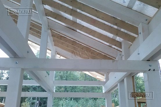 Строительство дома фахверк из дерева и стекла в Балтийской ривьере - 6