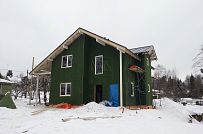 Теплый каркасный дом Васкелово 1 строится в Ленобласти - мини - 15