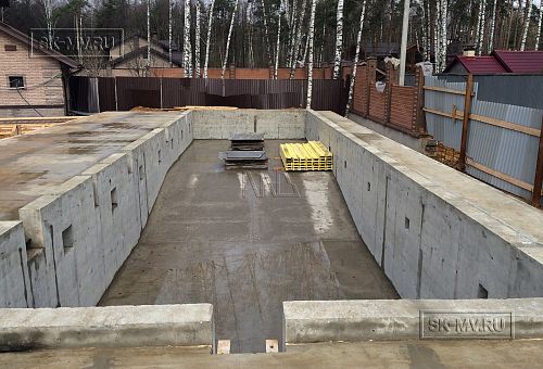 Монтаж фундамента УШП для строительства большого спа-комплекса 1000 кв м с бассейном в городе Котельники Московской области - 34