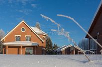Энергоэффективный комбинированный дом построен в сочетании каркасной технологии и газобетона в селе Орлино в Гатчинском районе Ленинградской области - мини - 24