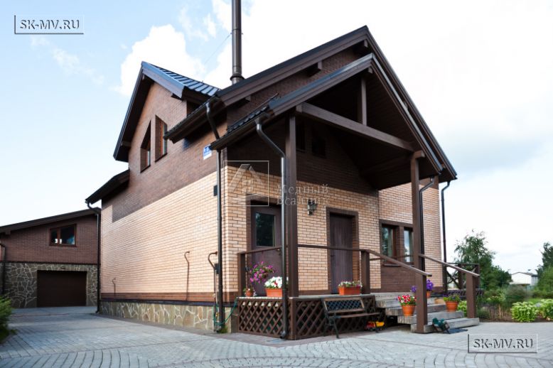 Строительство двухэтажного каркасныого коттеджа с террасой в деревне Порошкино — 14