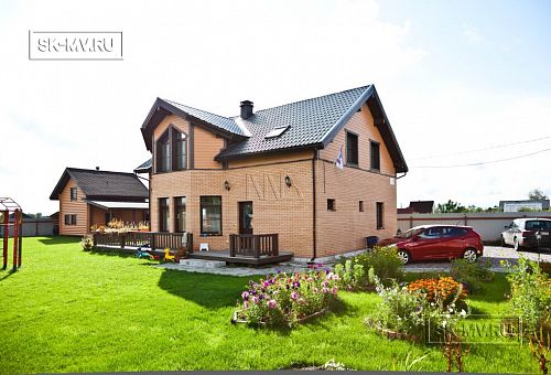 Построенный каркасный теплый дом 150 кв м с эркером и открытой террасой в п Горная Шальдиха - 6