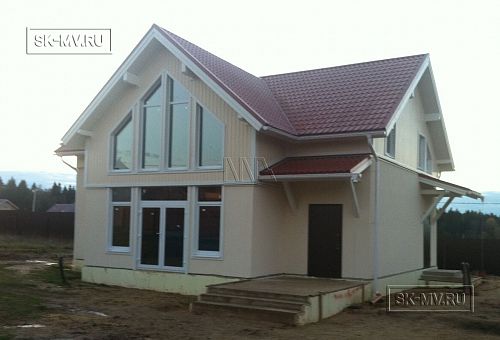 Строительство каркасного дома с комбинированным фасадом в КП Анютины Глазки - 8