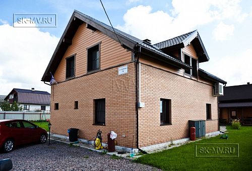 Построенный каркасный теплый дом 150 кв м с эркером и открытой террасой в п Горная Шальдиха - 13