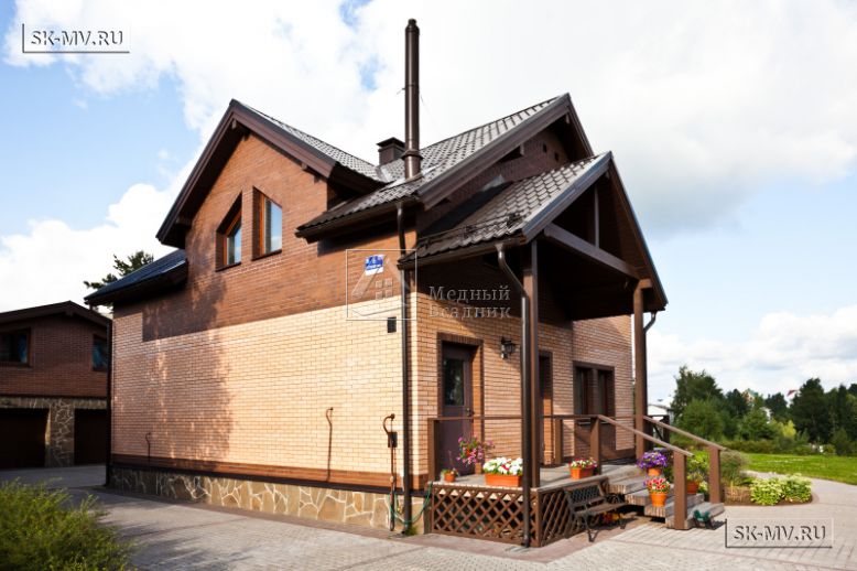 Строительство двухэтажного каркасныого коттеджа с террасой в деревне Порошкино — 17