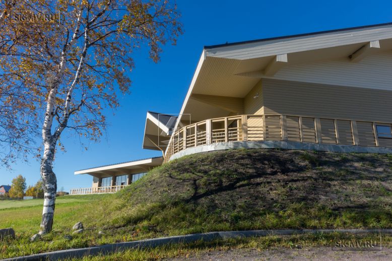 Построенный клубный дом с рестараном по технологии фахверк для гольф-клуба Земляничные поляны — 16