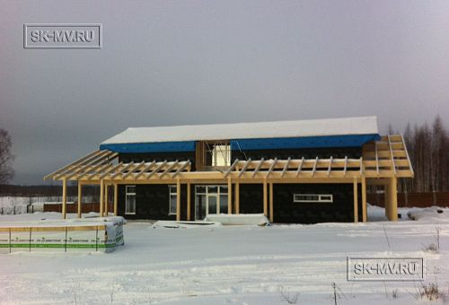 Энергоэффективный дом фахверк строится в поселке Мыслятино - 17