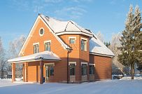 Энергоэффективный комбинированный дом построен в сочетании каркасной технологии и газобетона в селе Орлино в Гатчинском районе Ленинградской области - мини - 33