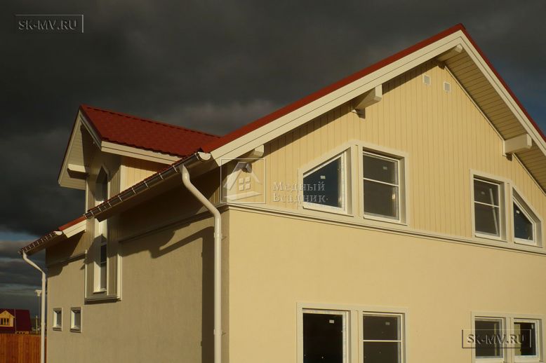 Строительство каркасного дома с комбинированным фасадом в КП Анютины Глазки — 6