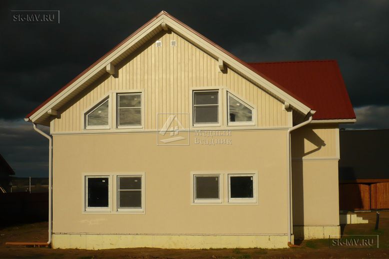 Строительство каркасного дома с комбинированным фасадом в КП Анютины Глазки — 5