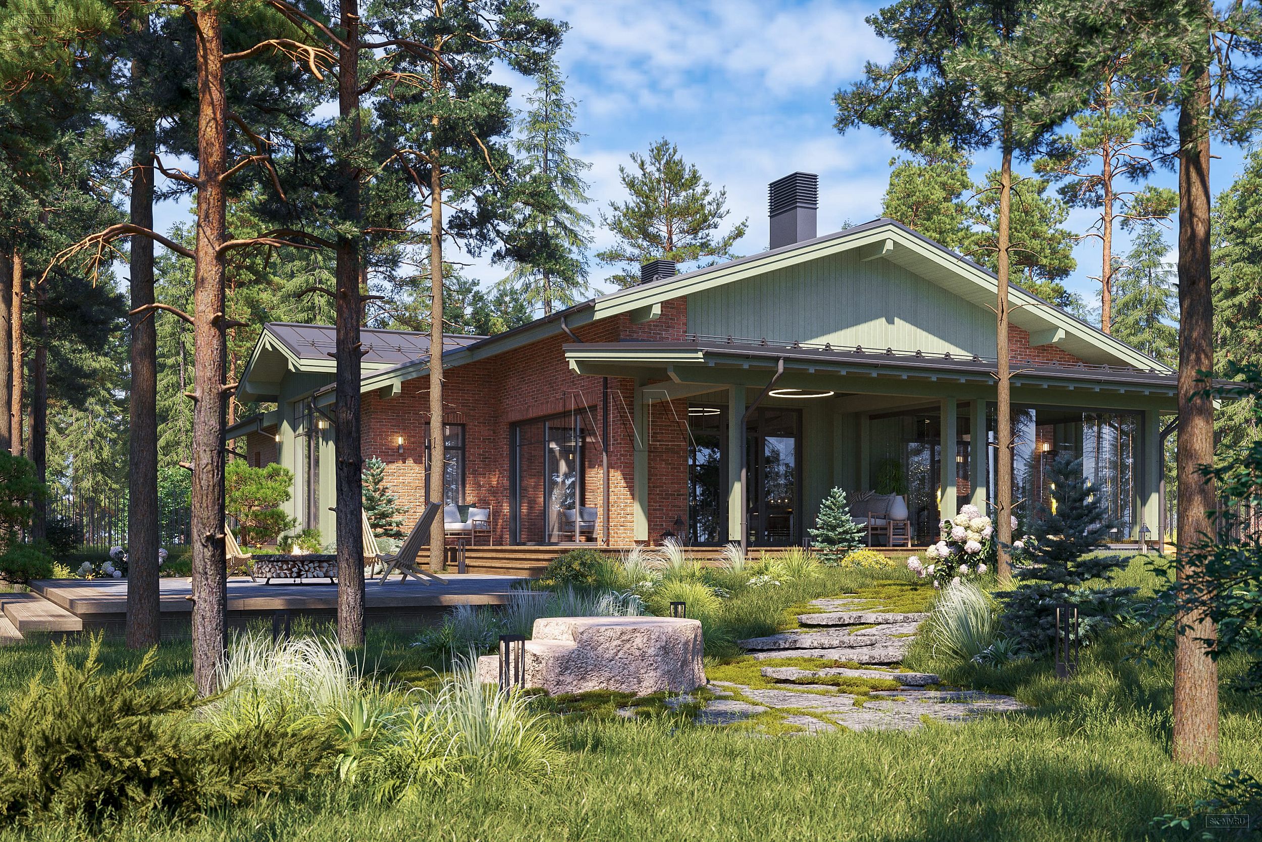 Проект "Сосновая аллея"