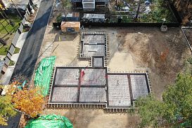 Монтаж фундамента УШП PRO для строительства кирпичного дома площадью ок. 400 кв м в стиле Hi Tech с эксплуатируемой кровлей в Московской области - 15