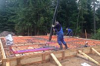 Монтаж фундамента УШП для строительства загородного дома по каркасной технологии п Ввырица - мини - 14