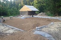 Монтаж фундамента УШП для строительства загородного дома по каркасной технологии п Ввырица - мини - 3