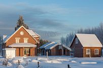 Энергоэффективный комбинированный дом построен в сочетании каркасной технологии и газобетона в селе Орлино в Гатчинском районе Ленинградской области - мини - 22