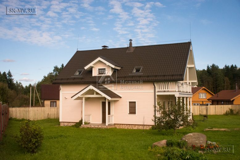 Проект загородного дома в скандинавском стиле Ольшаники 4 — 2
