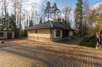 Построенный одноэтажный дом из газобетона с шатровой крышей в СНТ Фауна - мини - 31