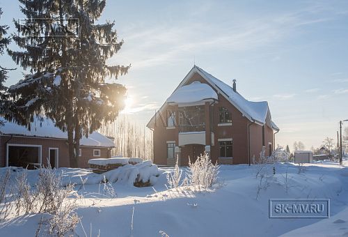 Энергоэффективный комбинированный дом построен в сочетании каркасной технологии и газобетона в селе Орлино в Гатчинском районе Ленинградской области - 19