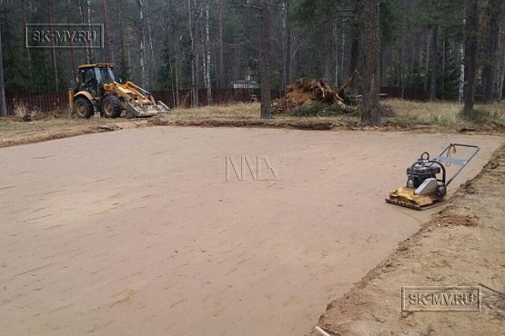 Фото репортаж с места строительства одноэтажного зимнего дома 136 кв м по скандинавской технологии в кп Волшебное озеро - 2