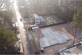 Монтаж фундамента УШП PRO для строительства кирпичного дома площадью ок. 400 кв м в стиле Hi Tech с эксплуатируемой кровлей в Московской области - 3