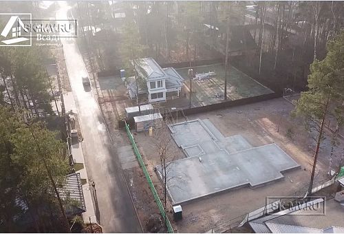 Монтаж фундамента УШП PRO для строительства кирпичного дома площадью ок. 400 кв м в стиле Hi Tech с эксплуатируемой кровлей в Московской области - 14