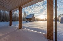 Энергоэффективный комбинированный дом построен в сочетании каркасной технологии и газобетона в селе Орлино в Гатчинском районе Ленинградской области - мини - 25