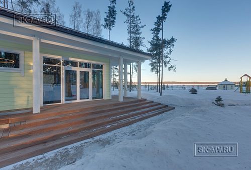 Фото репортаж с места строительства SPA комплекса с панорамными окнами в кп Сосновый берег  - 4