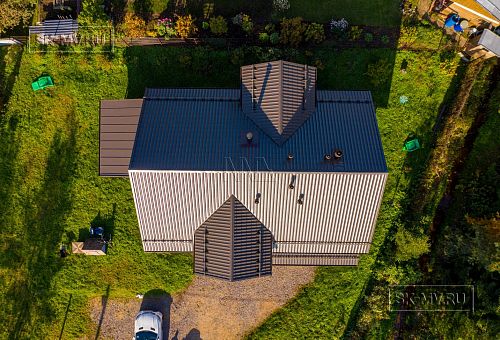 Построенный загородный дом с террасой по каркасной технологии в Сестрорецке под ключ - 9