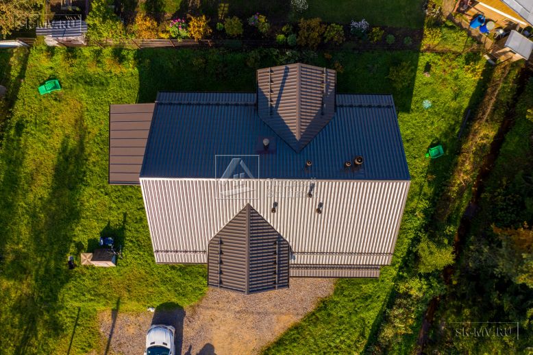 Построенный загородный дом с террасой по каркасной технологии в Сестрорецке под ключ — 7