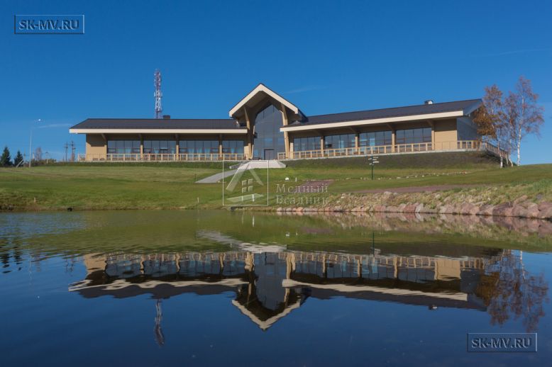 Построенный клубный дом с рестараном по технологии фахверк для гольф-клуба Земляничные поляны — 2
