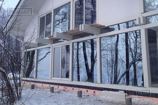 Строительство дома фахверк из дерева и стекла в Балтийской ривьере - 15