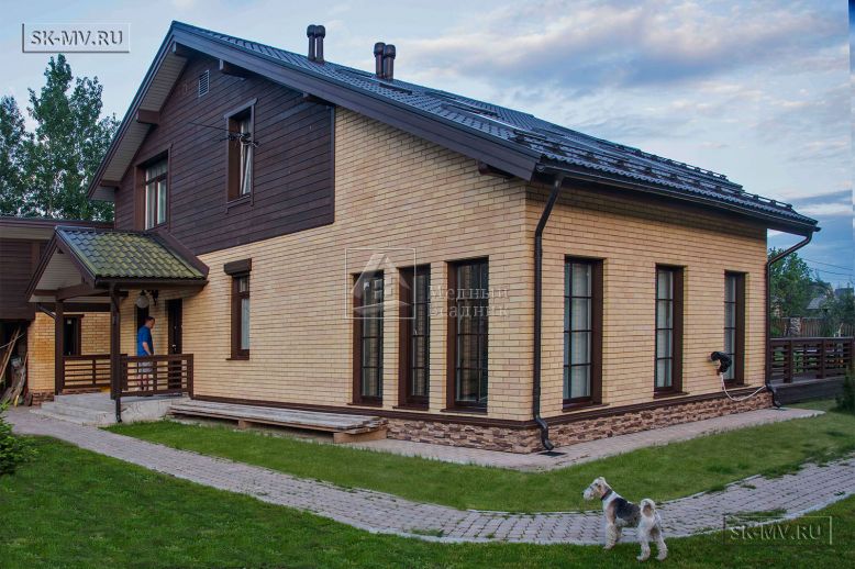 Строительство двухэтажного каркасного дома в альпийском стиле в Петергофе — 4