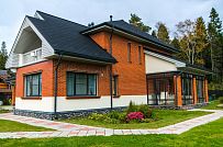 Строительство двухэтажного дома из газобетона с верандой с панорамным остеклением в КП Сосновое - мини - 9