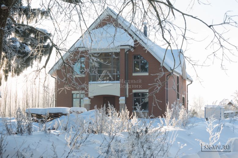 Энергоэффективный комбинированный дом построен в сочетании каркасной технологии и газобетона в селе Орлино в Гатчинском районе Ленинградской области — 17