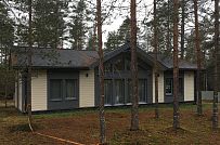 Фото репортаж с места строительства одноэтажного зимнего дома 136 кв м по скандинавской технологии в кп Волшебное озеро - мини - 5