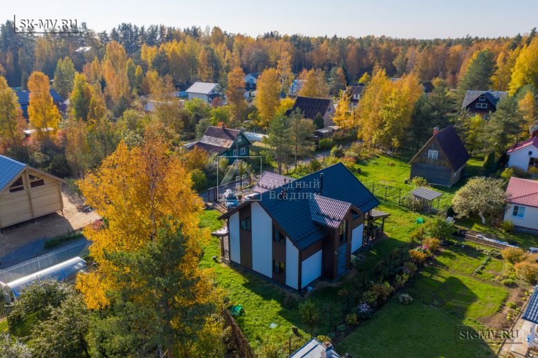 Построенный загородный дом с террасой по каркасной технологии в Сестрорецке под ключ — 6